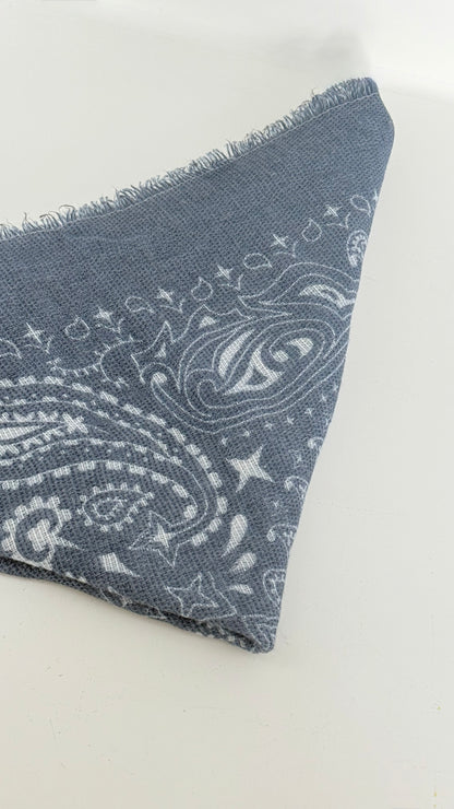 Bandana Scarf Dark Blue