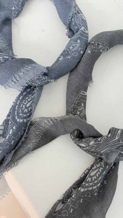 Bandana Scarf Dark Blue