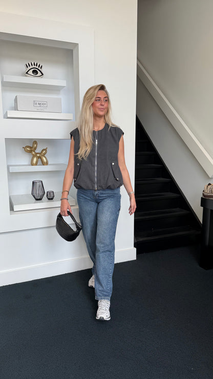 Madison Gilet Grey 28