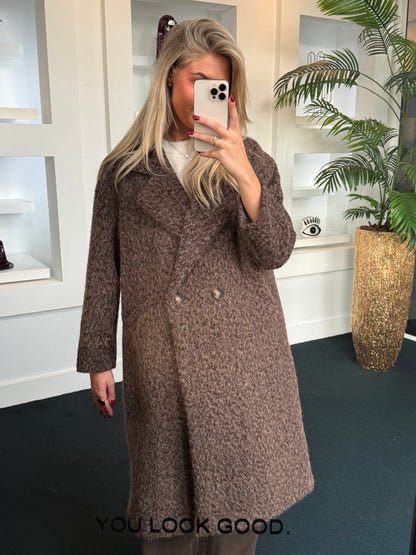 Cleo Coat Brown