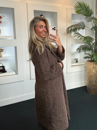 Cleo Coat Brown