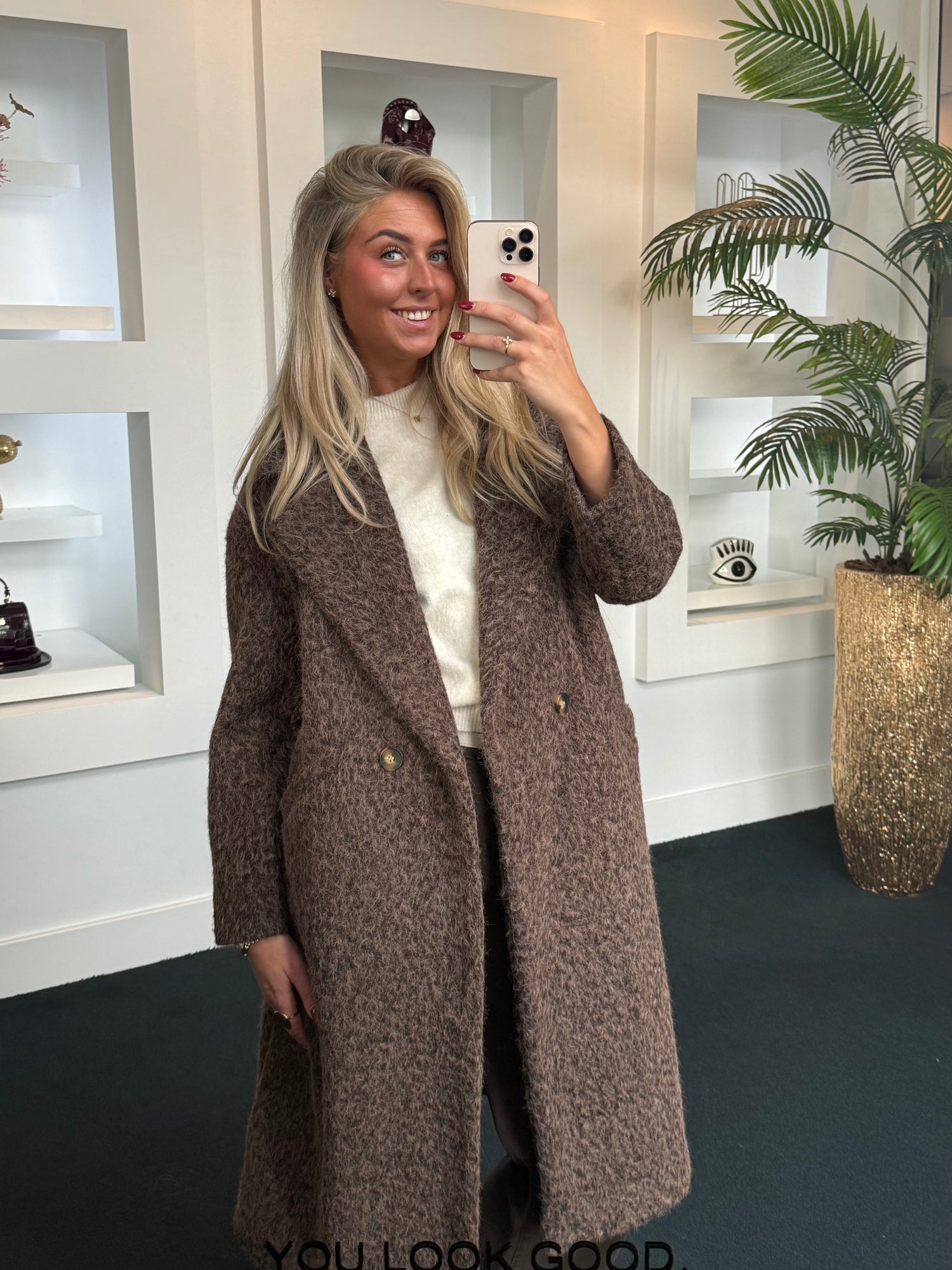 Cleo Coat Brown
