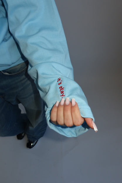 Overthinker Long Sleeve Blue