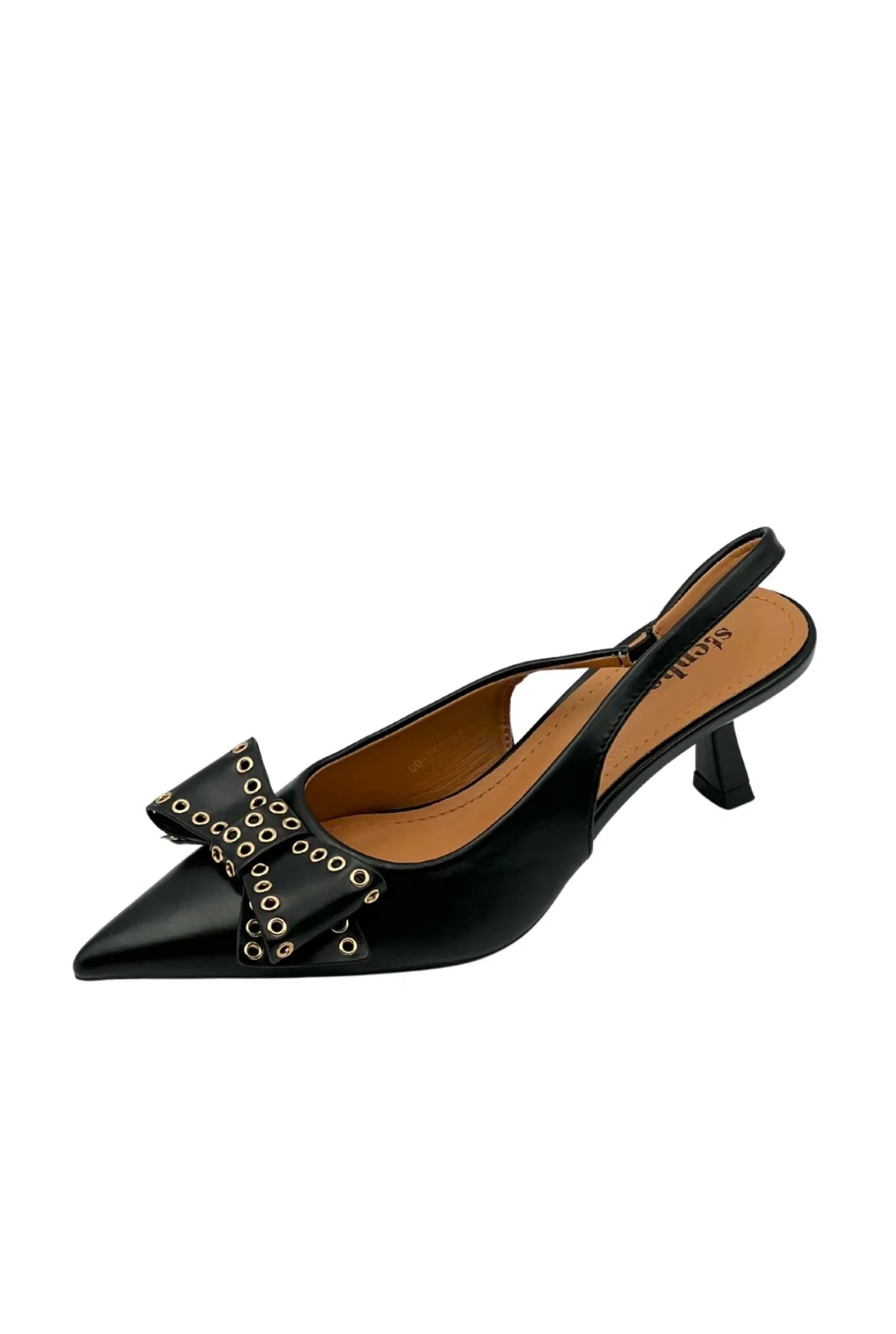 Golden Bow Slingbacks