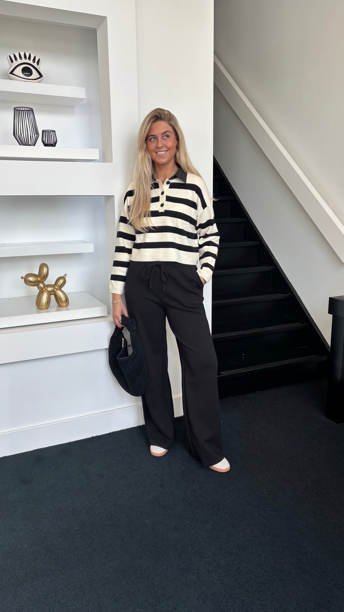 Striped Boyfriend Polo 1817