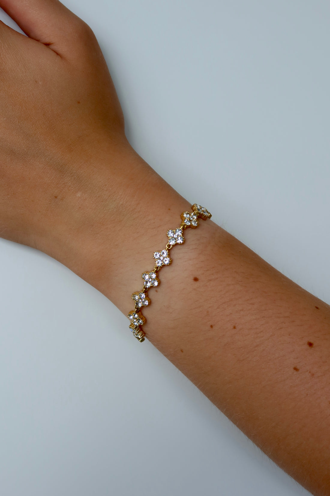 Clover Diamond Gold Bracelet