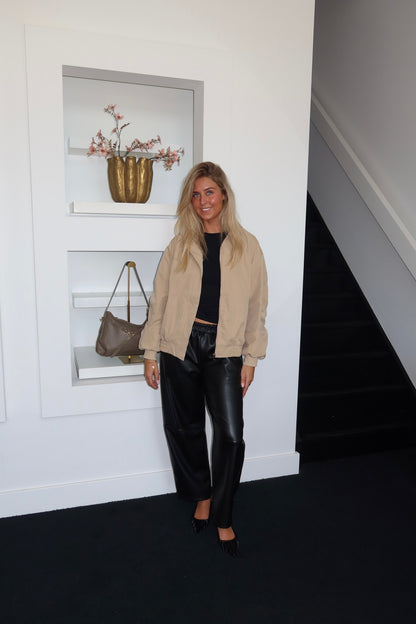 Bomber Jacket Beige