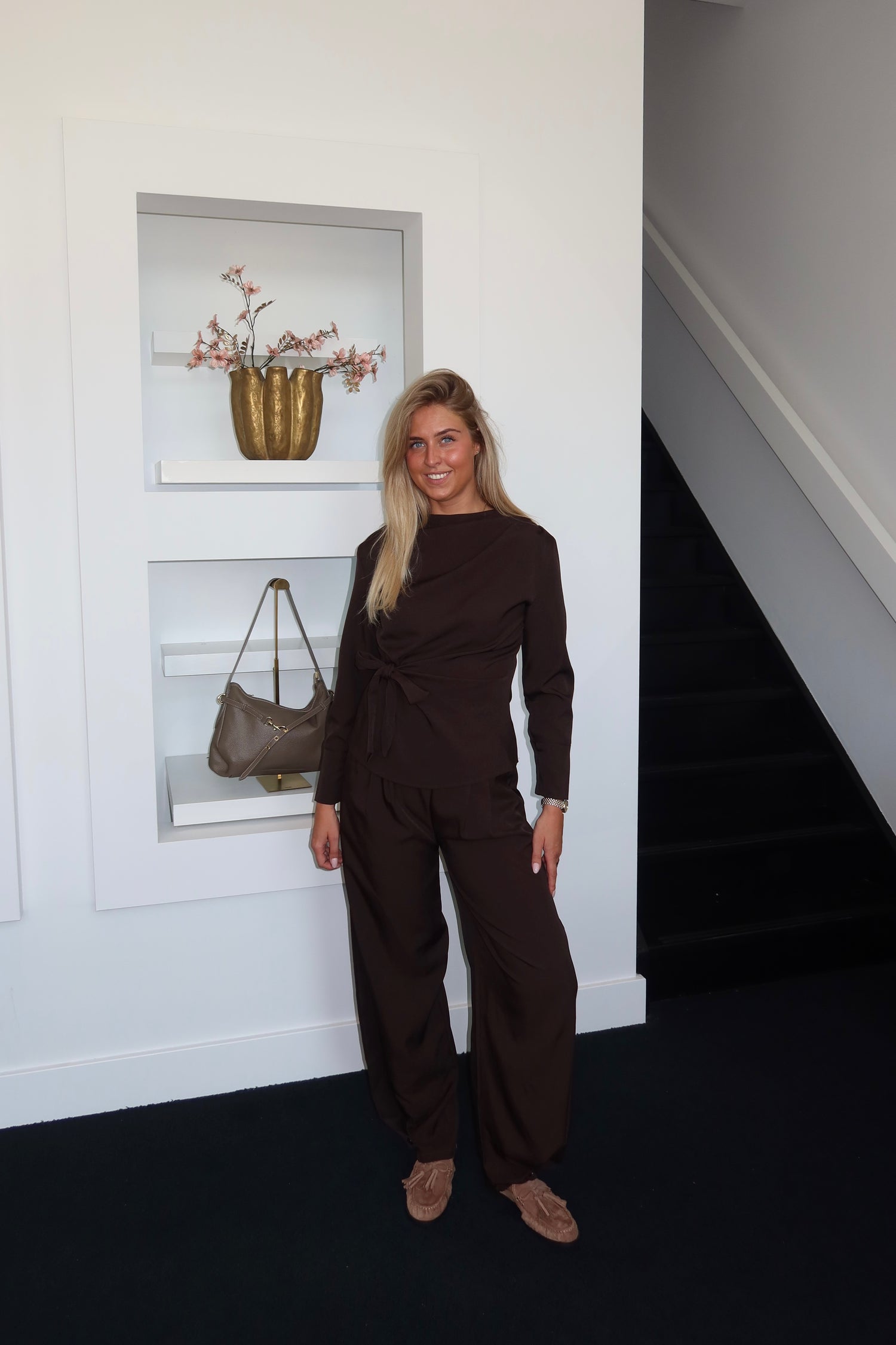 Britt Blouse Brown