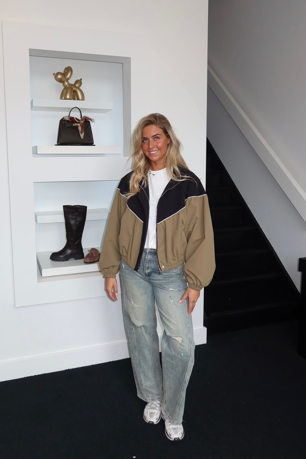 Khaki Bomber Jacket 4963