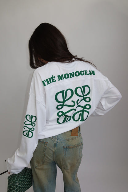 Monogram Long Sleeve Green