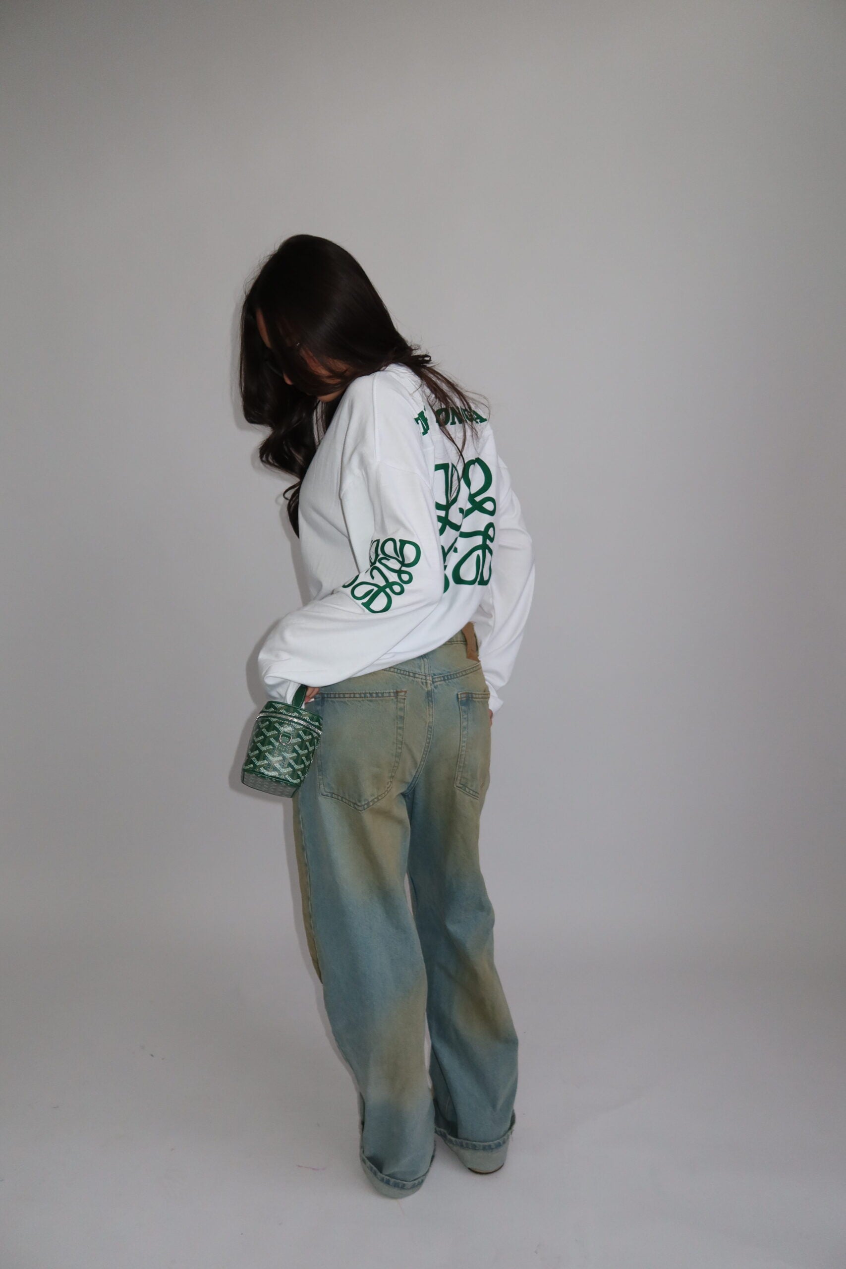 Monogram Long Sleeve Green
