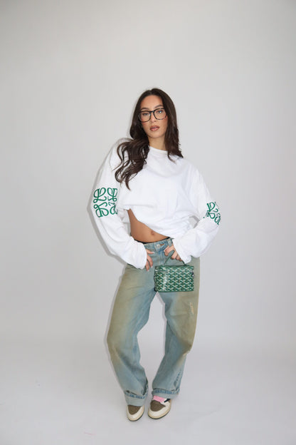 Monogram Long Sleeve Green