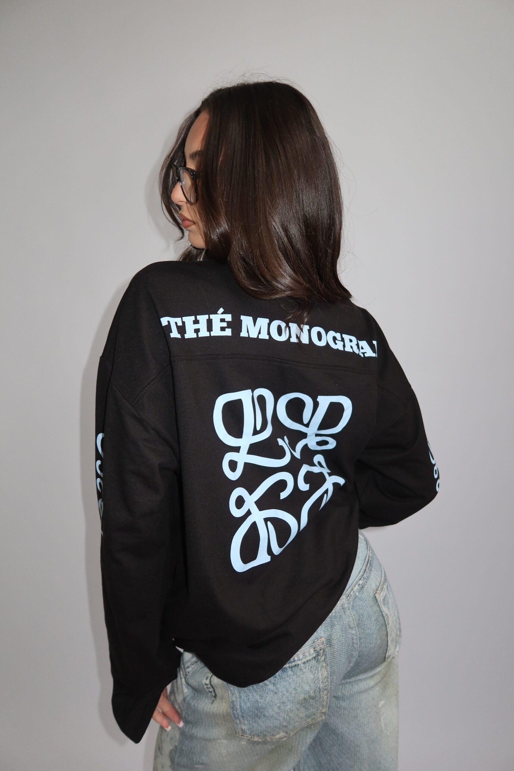 PRE ORDER - Monogram Long Sleeve Black