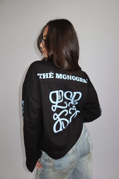 PRE ORDER - Monogram Long Sleeve Black