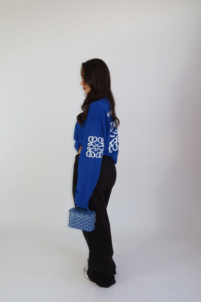PRE ORDER - Monogram Long Sleeve Cobalt Blue
