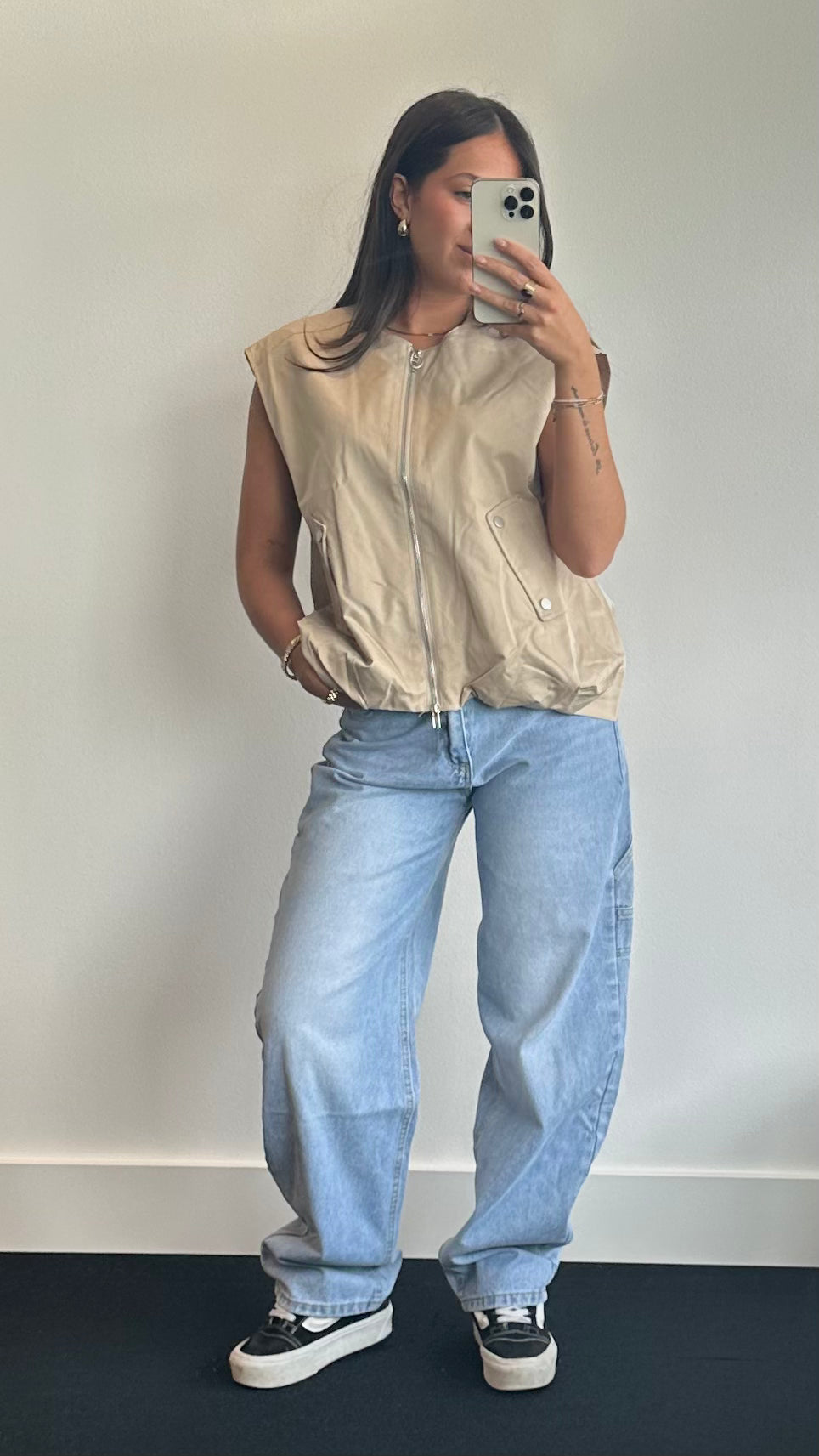 Mexx Bomber Gilet Beige