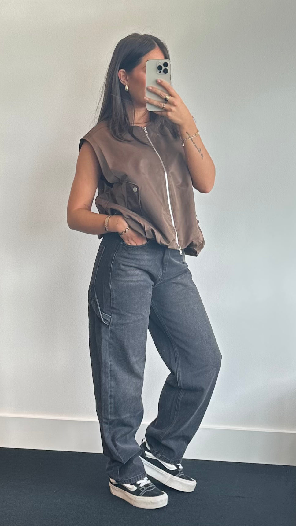 Mexx Bomber Gilet Brown