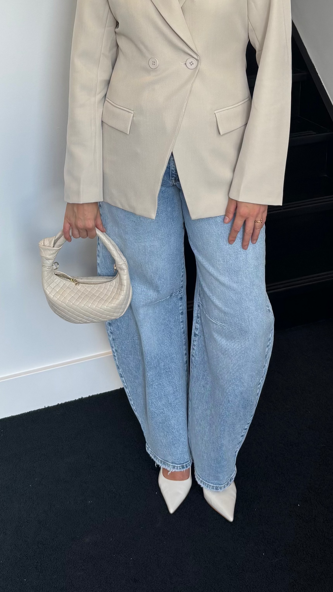 QH Nova Balloon Fit Light Denim Jeans 3717