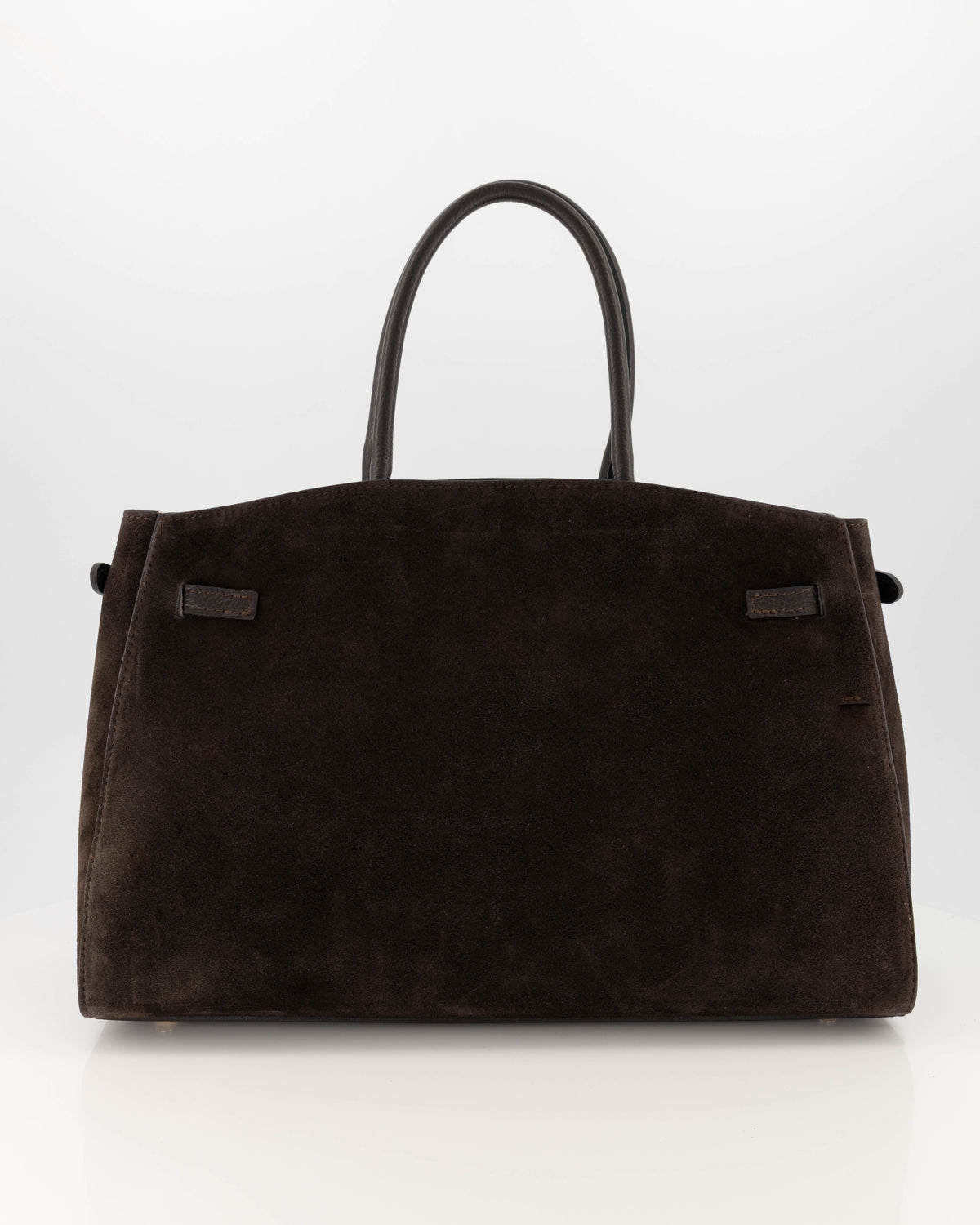 Bibi Suede Bag Dark Brown