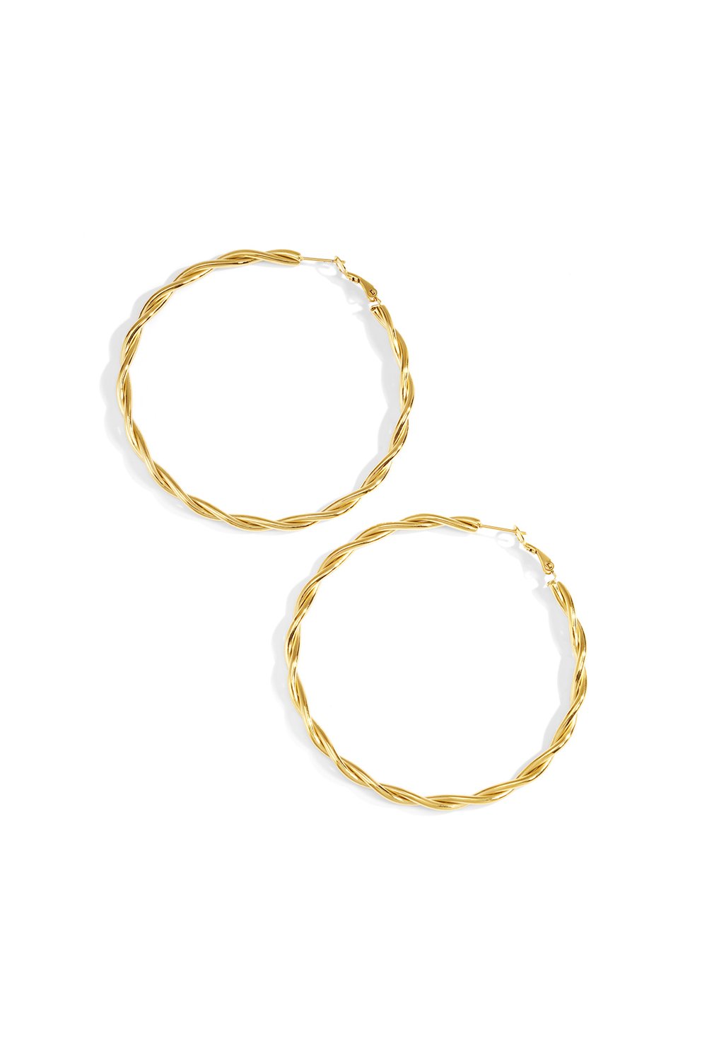 Twisted Hoops Gold