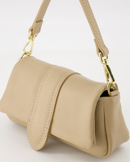 Molly Leather Bag Taupe