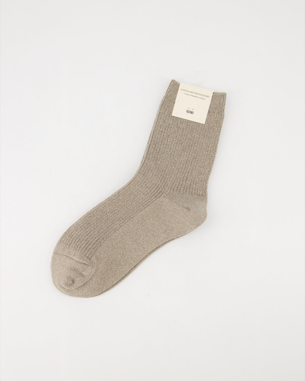 Sparkle Taupe Socks