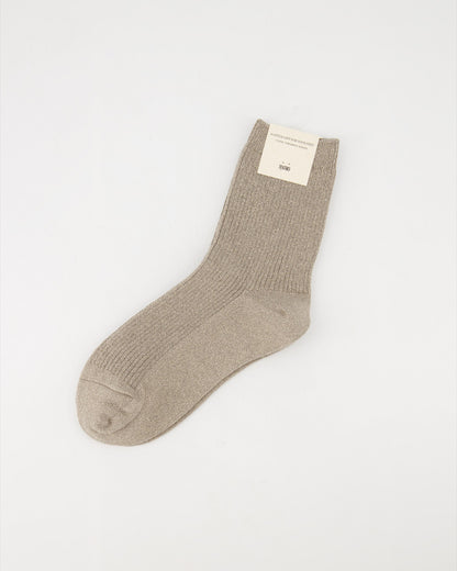 Sparkle Taupe Socks